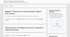 Desktop Screenshot of ageneralblog.com